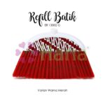 Refill Kepala Sapu Hana Batik Merah – Pengganti Kepala Sapu Tanpa Gagang